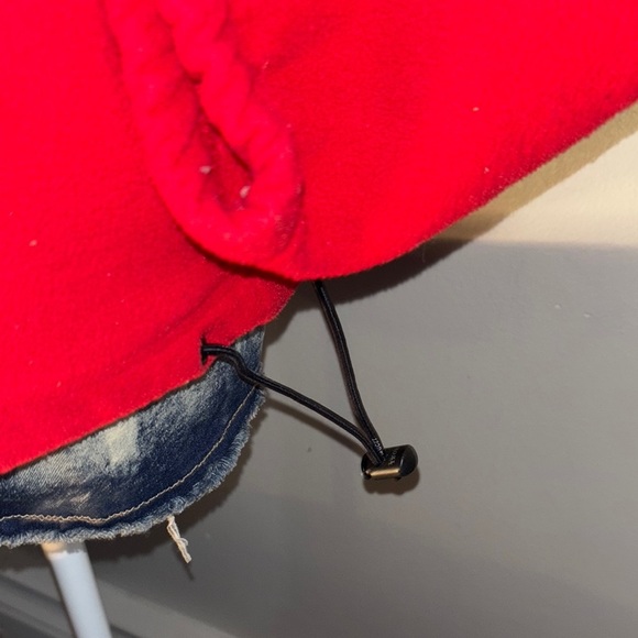 Izod performance Red and Black quarter zip - Picture 3 of 9